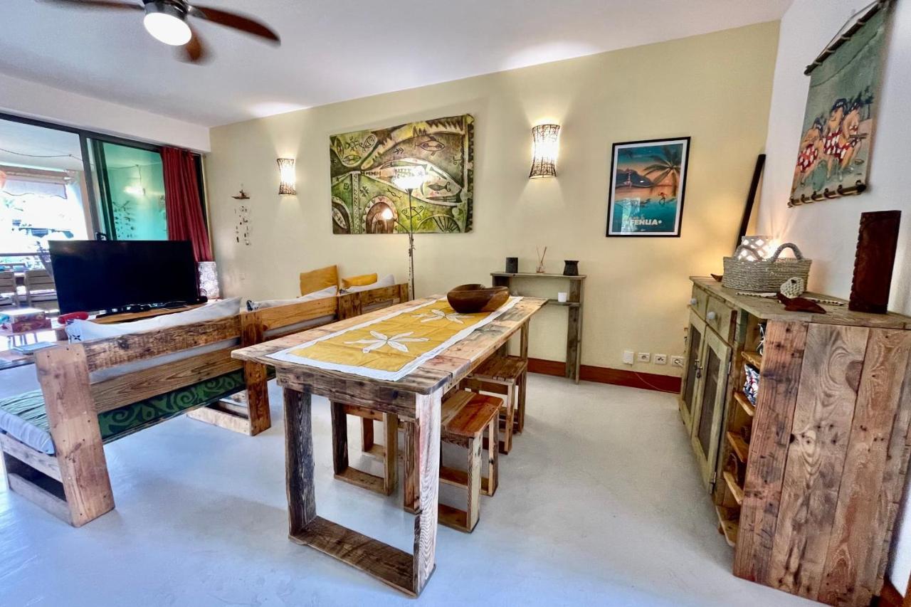 Vaiava Beach Carlton- Tahiti - Beachfront Luxury Residence & Pool - 4 Pers Punaauia  Exterior foto
